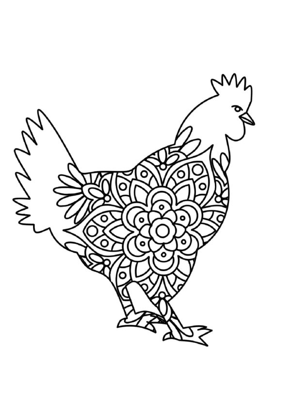 Basic Rooster Mandala