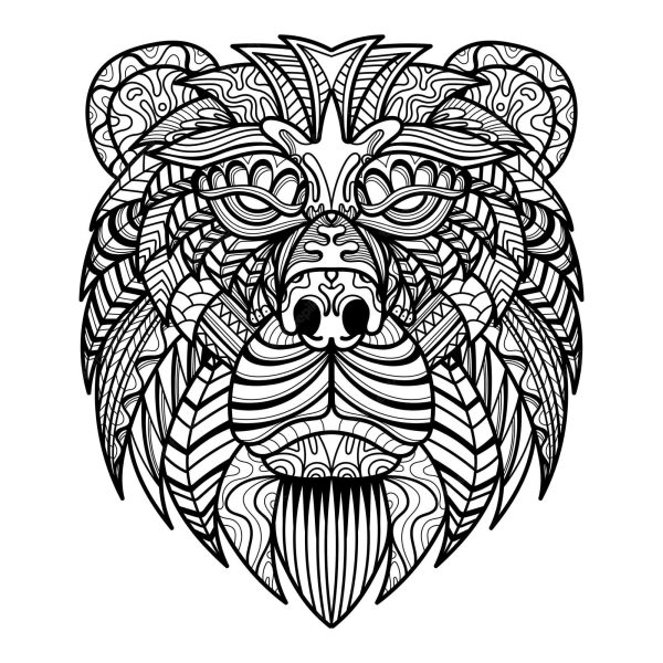 Bear Head Mandala