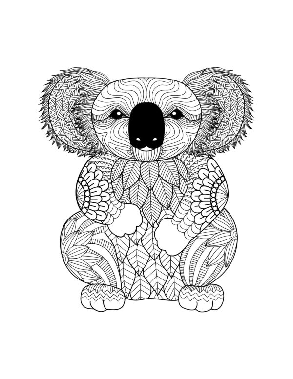 Bear Koala Mandala