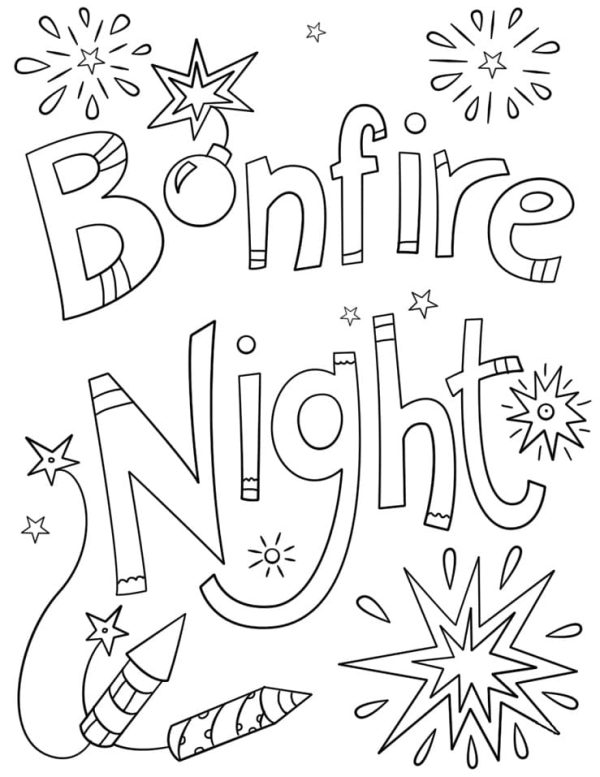 Bonfire Night Printable