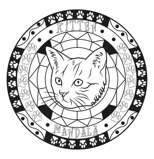Cat Head Mandala