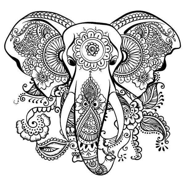 Elephant Head Mandala