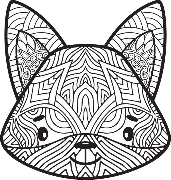 Fox Face Mandala