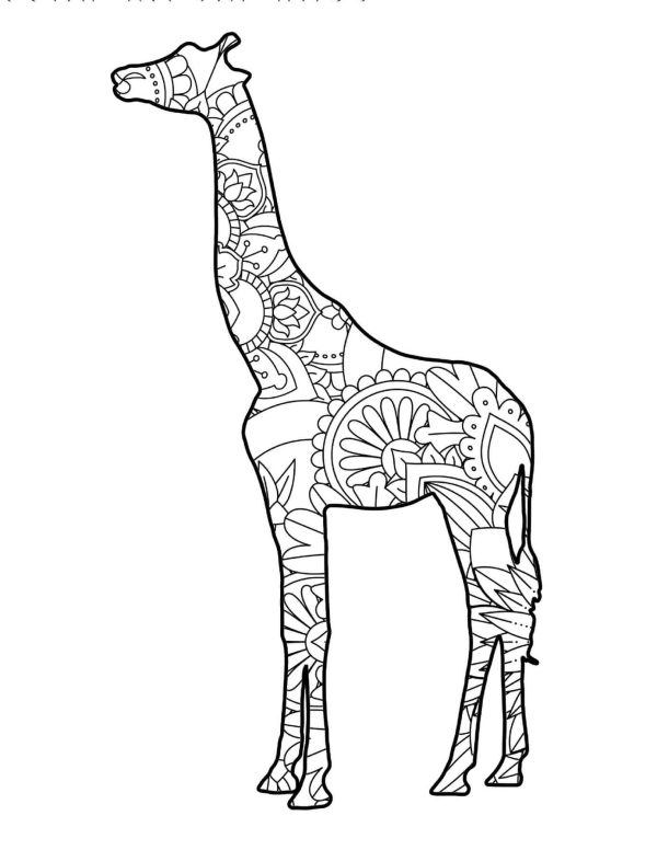 Good Giraffe Mandala