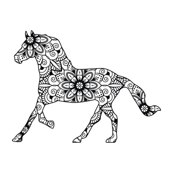 Horse Running Mandala