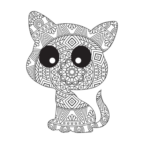 Kawaii Cat Mandala