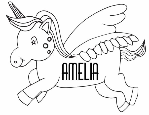 Name Amelia Free Printable