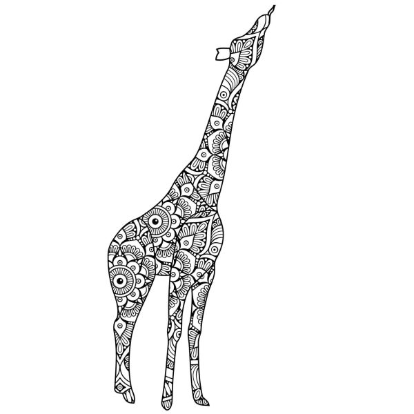 Normal Giraffe Mandala