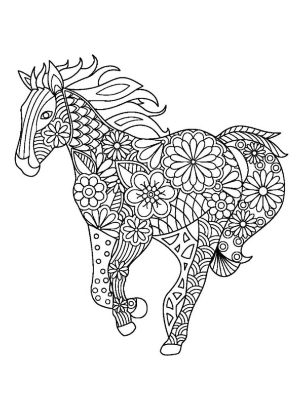 Perfect Horse Mandala