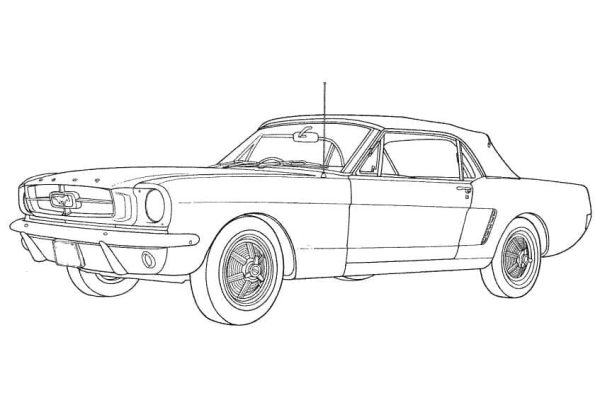 Print Ford Mustang