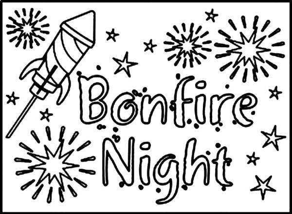 Printable Bonfire Night