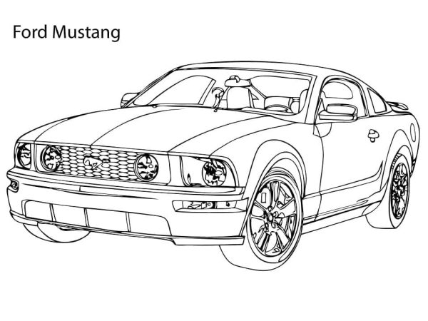 Printable Ford Mustang