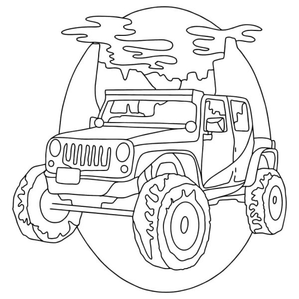Printable Jeep Car