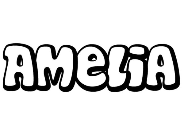 Printable Name Amelia