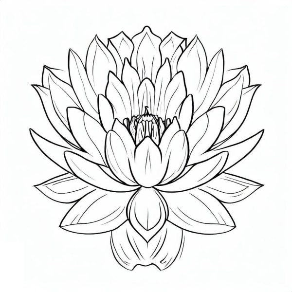 Very Beautiful Lotus Flower