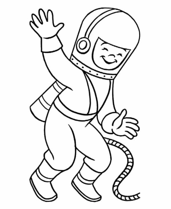A Smiling Astronaut
