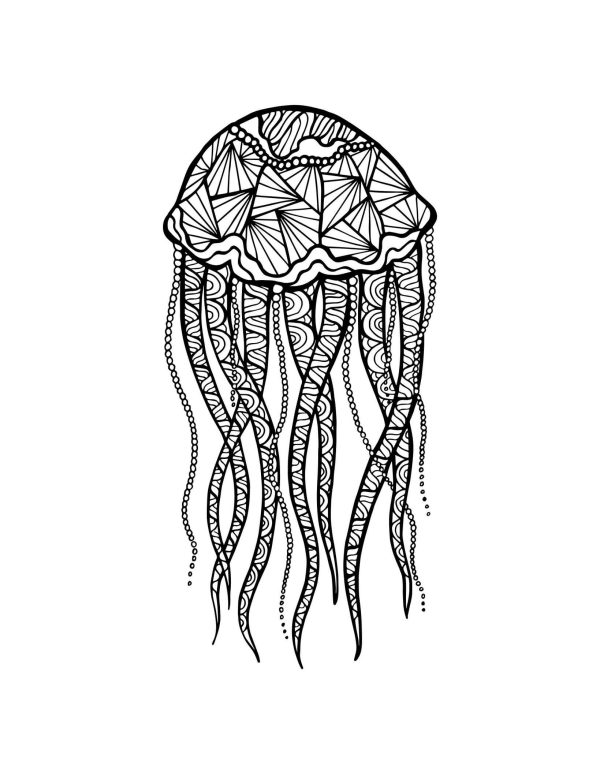 Amazing Jellyfish Mandala