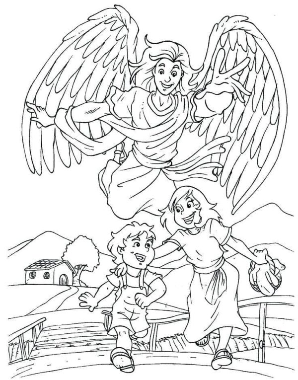 Angel and Kids