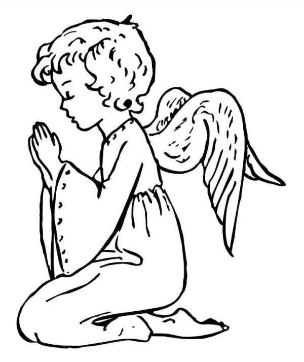 Angel Boy is Praying