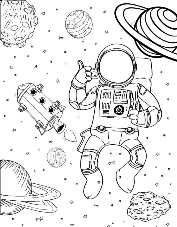 Astronaut Printable For Kids