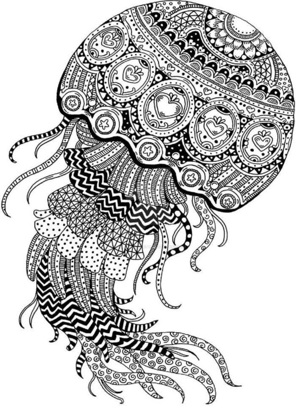 Basic Jellyfish Mandala