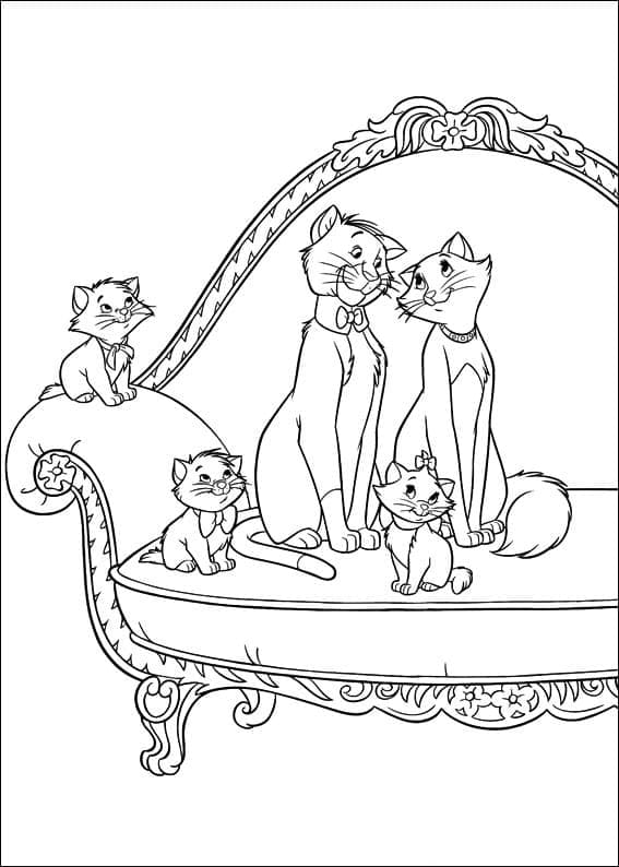 Characters from The Aristocats