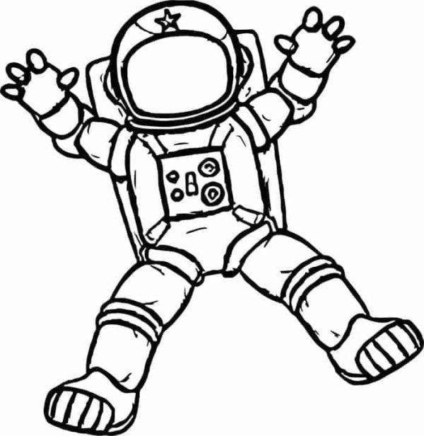 Drawing of Astronaut