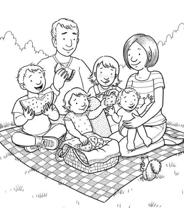 Family on A Picnic