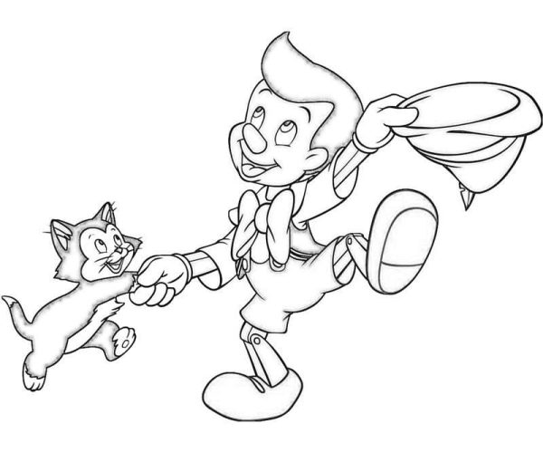 Figaro and Pinocchio Dancing