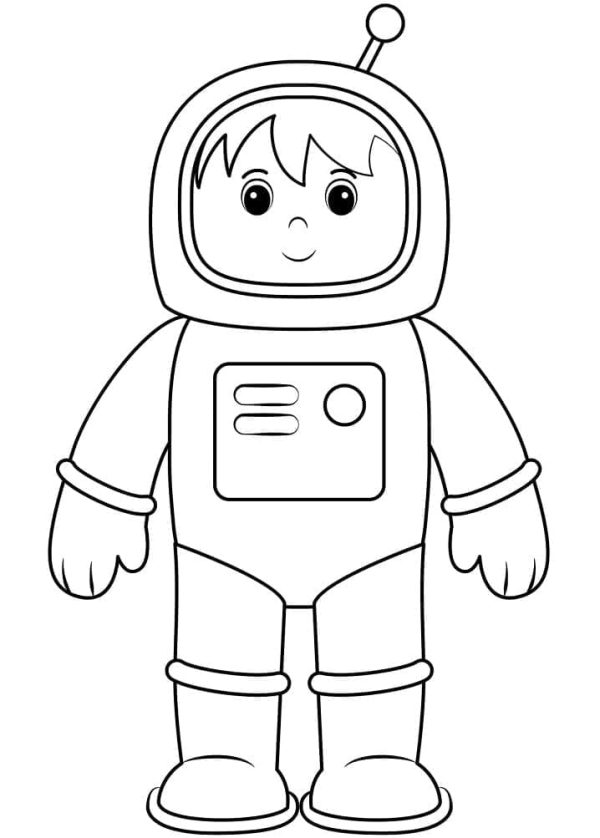 Little Astronaut Printable