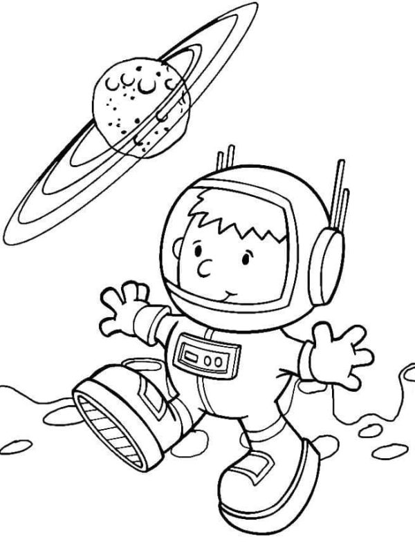 Little Boy Astronaut