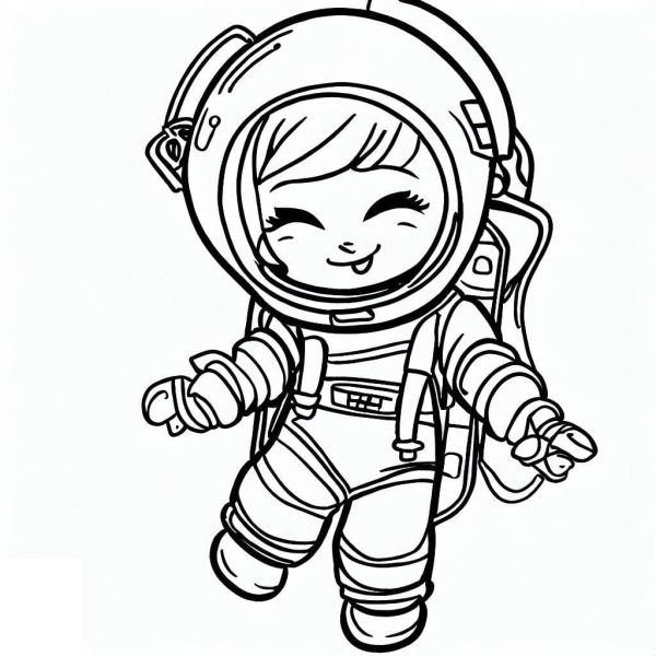 Little Girl Astronaut