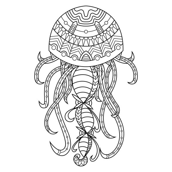 Normal Jellyfish Mandala