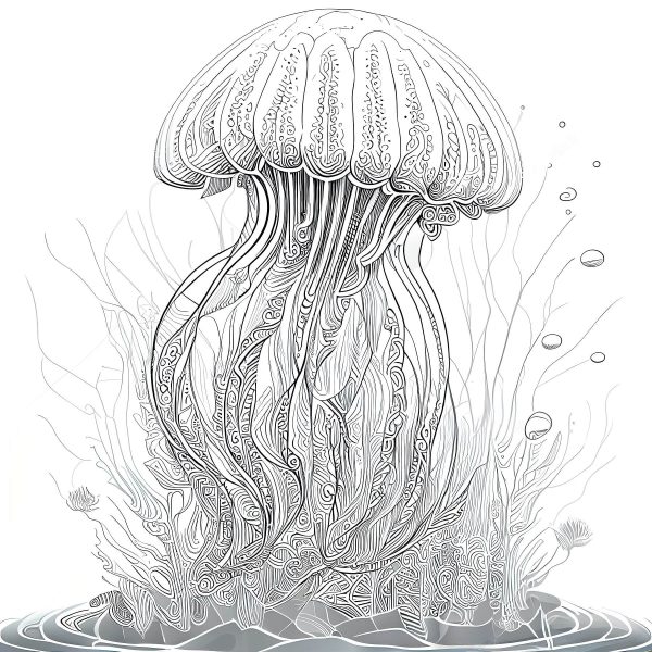 Perfect Jellyfish Mandala