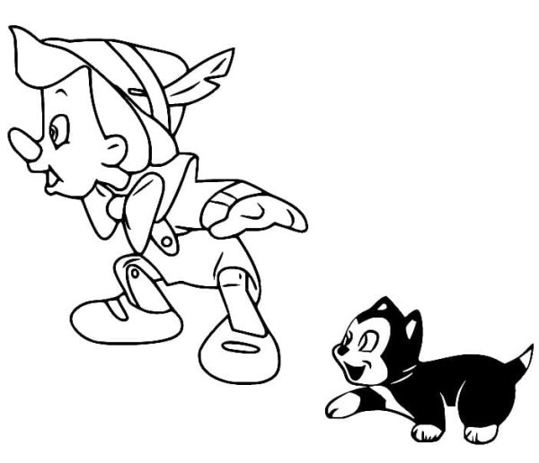 Pinocchio and Figaro