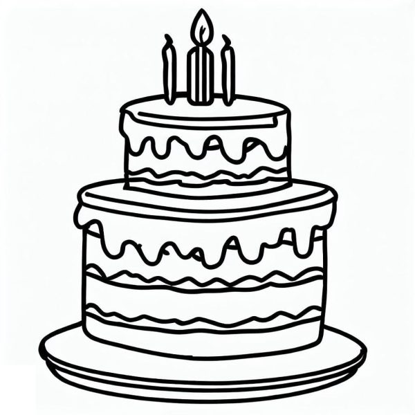Printable Birthday Cake