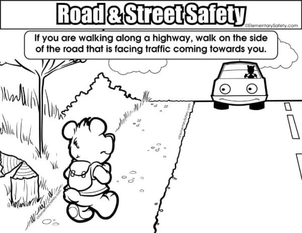 Road Safety – Walking Along A Highway