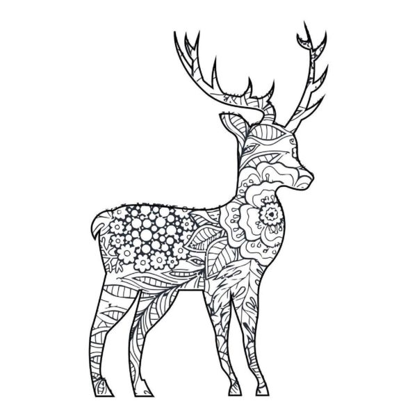 Simple Deer Mandala