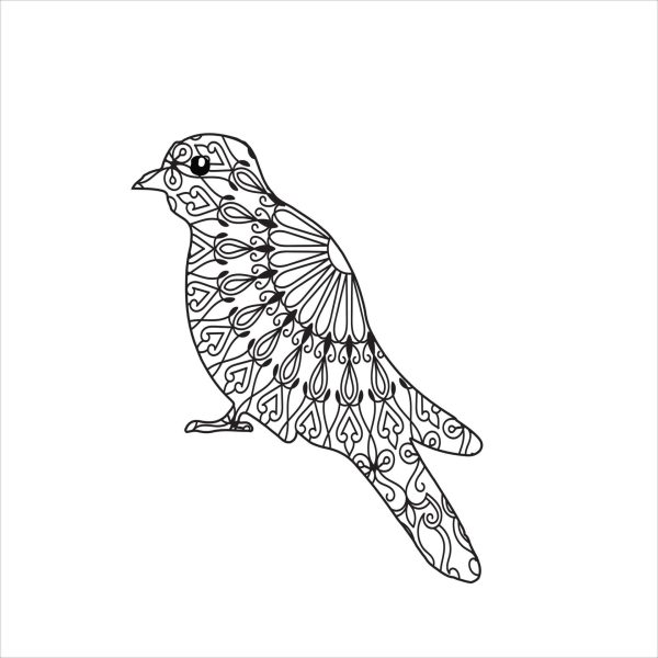 Simple Pigeon Mandala