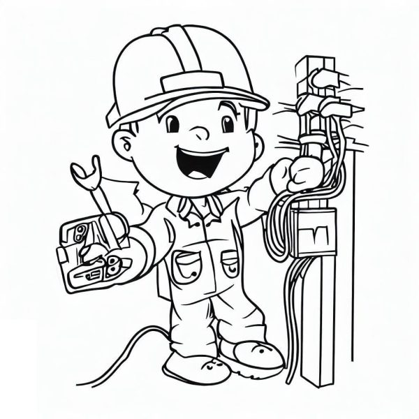 Smiling Electrician