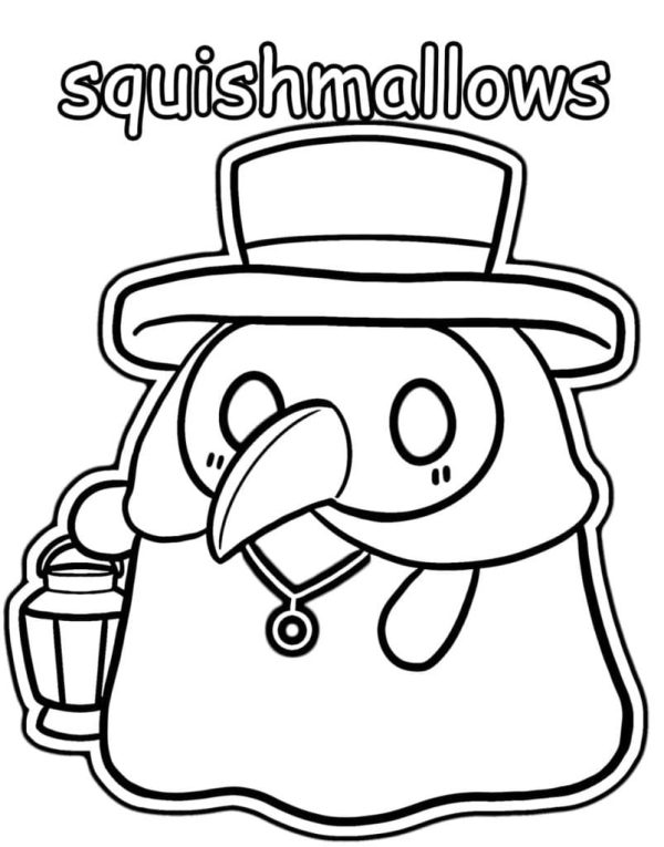 Squishmallows Plague Doctor