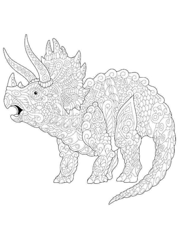 Triceratops Mandala