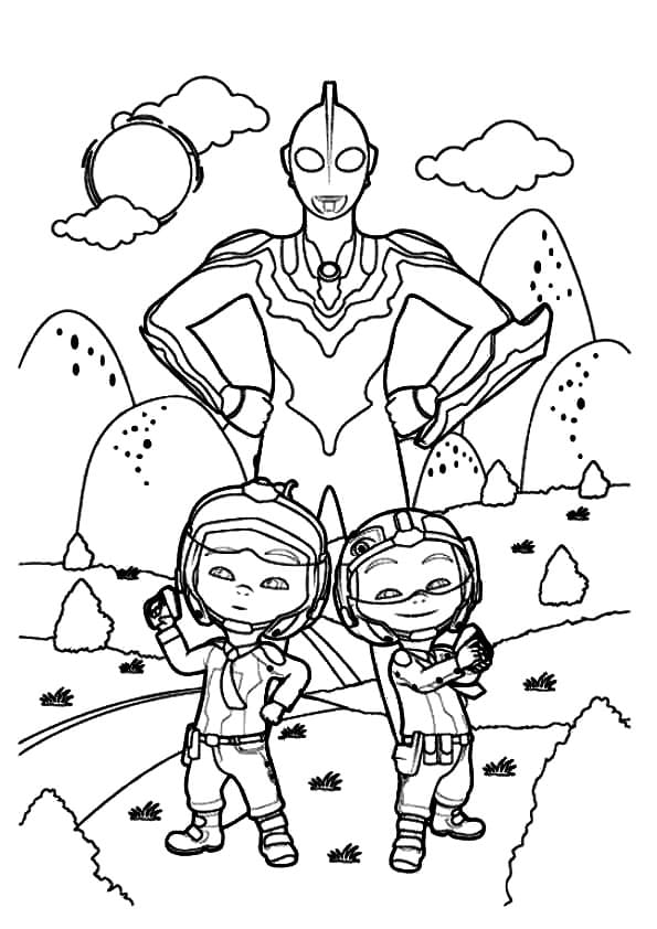 Ultraman and Kids