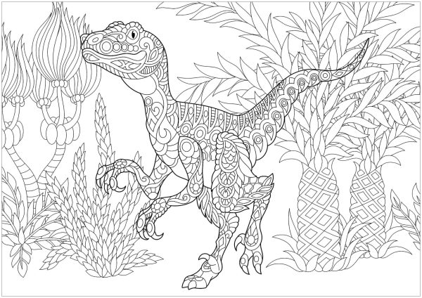 Velociraptor Mandala