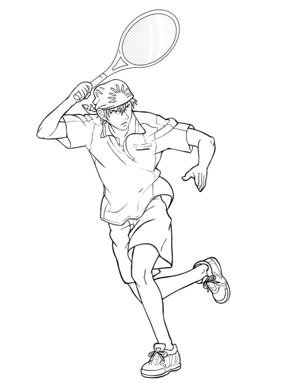 Anime Tennis Player