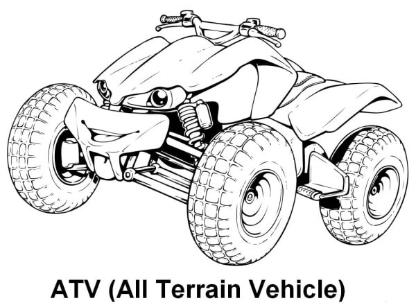 Cartoon ATV Quad