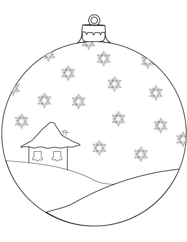 Christmas Ornament with House