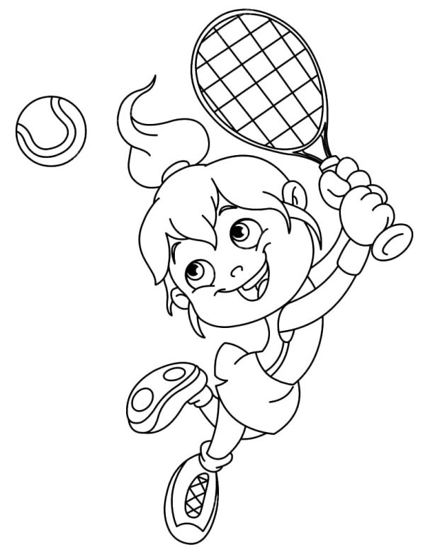 Cute Tennis Player