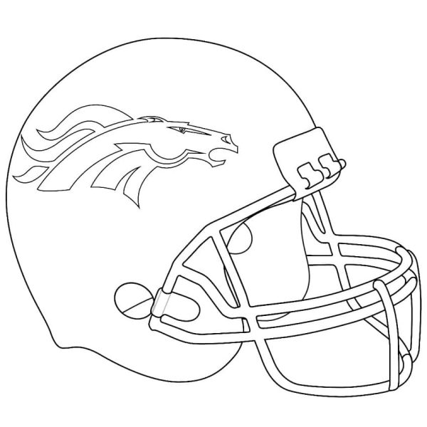 Denver Broncos Football Helmet