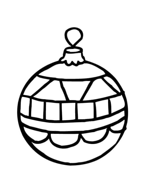Drawing of Christmas Ornament